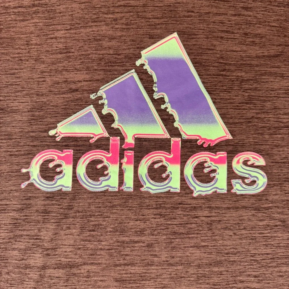 Adidas AEROREADY XL‎ Kids T-Shirt Gray Heather Athletic Training Top
